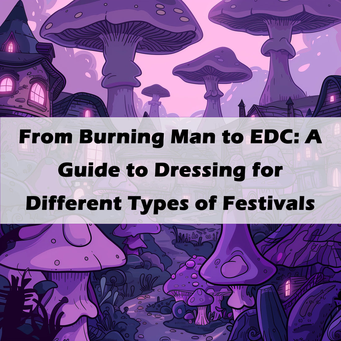 From Burning Man to EDC: A Guide to Dressing for Different Types of Festivals - MyLittleRave.com