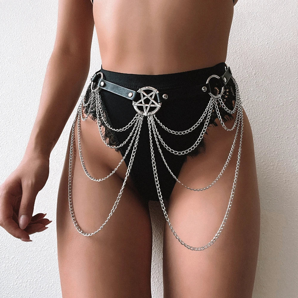 Chain Drape Harness Bottom