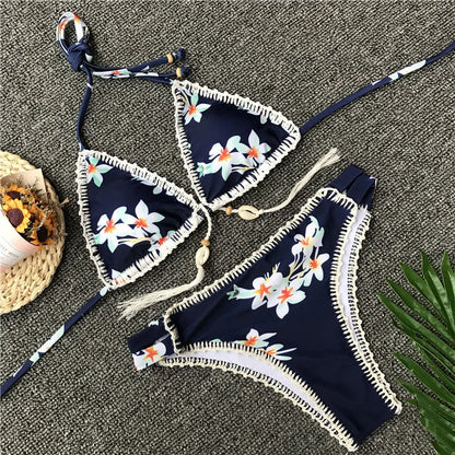 Tropical Bloom Bikini Set