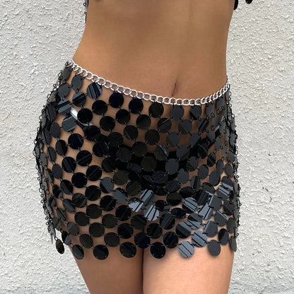 Disco Sequin Skirt