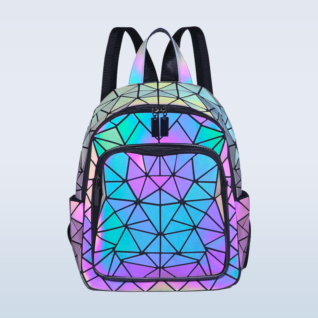 Luminous-$Geometric-Rave-Backpack