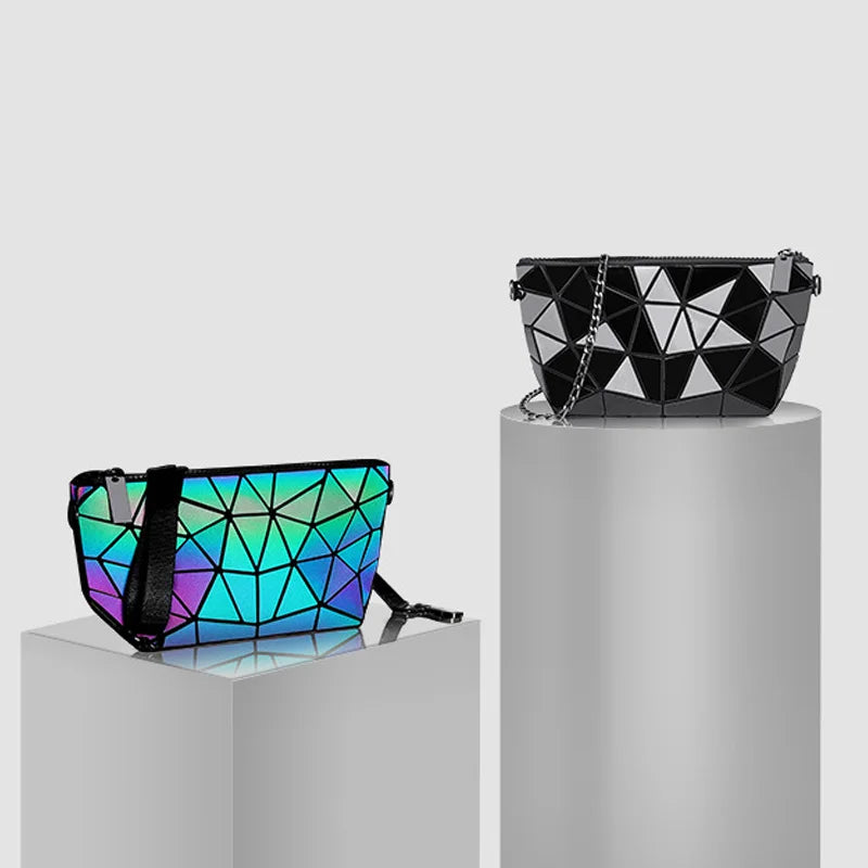 Luminous Geometric Fanny Pack