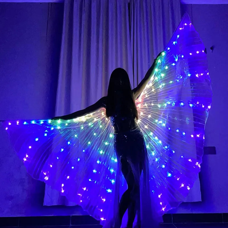 Illuminated Elegance LED Wings