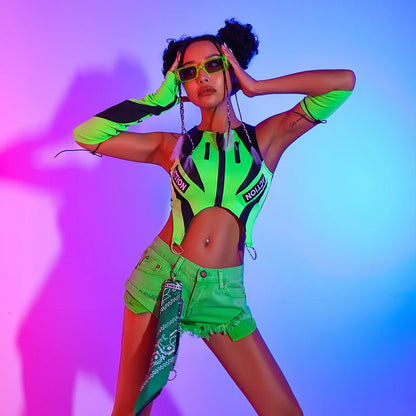 Neon Green Rave Set