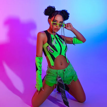 Neon Green Rave Set