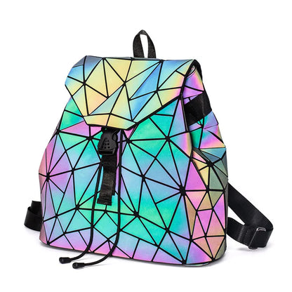 Reflective Geometric Backpack