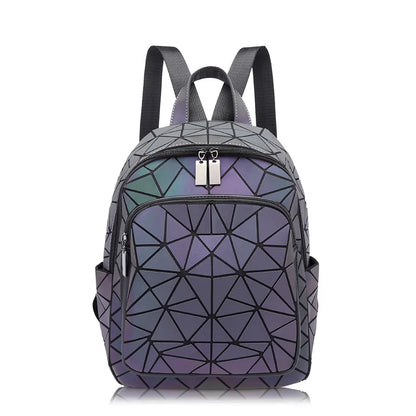 Luminous Geometric Rave Backpack