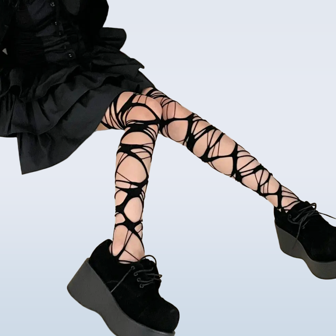 Strappy-Gothic-Leggings