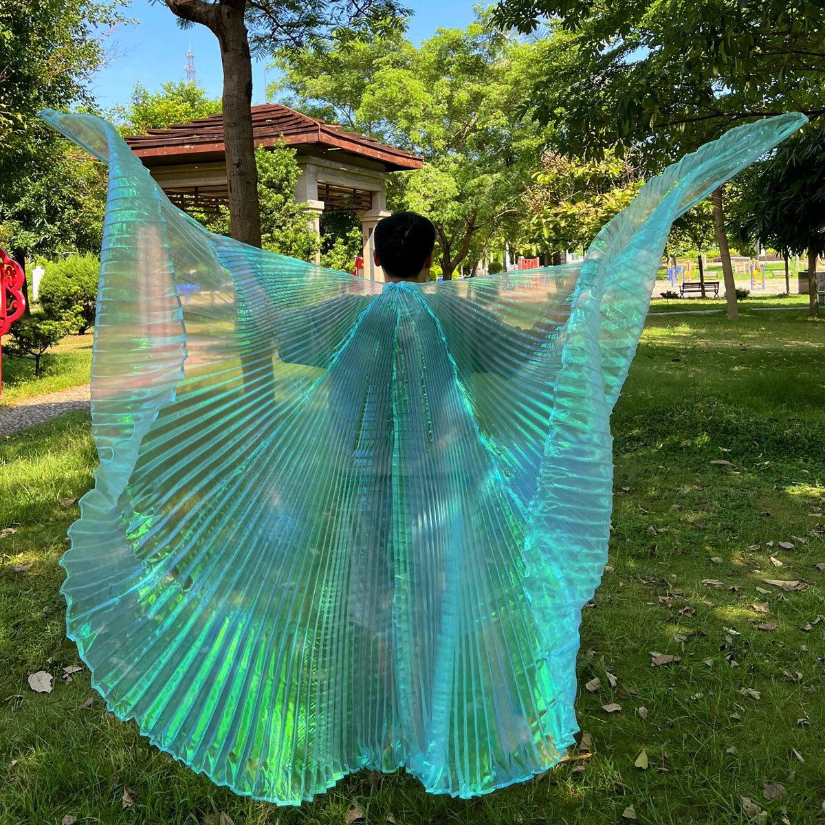 Aqua Gleam Iridescent Wings - MyLittleRave.com