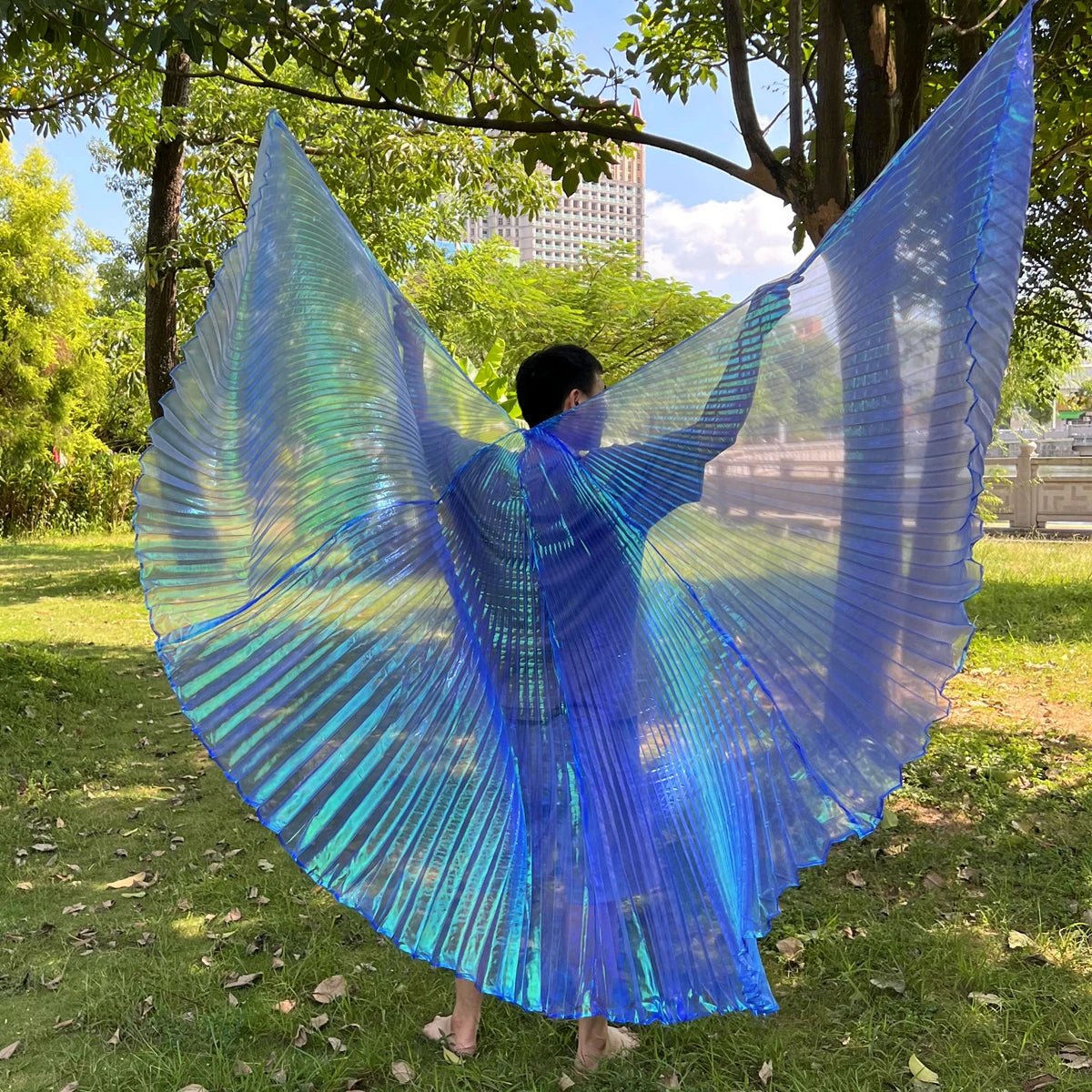 Aqua Gleam Iridescent Wings - MyLittleRave.com