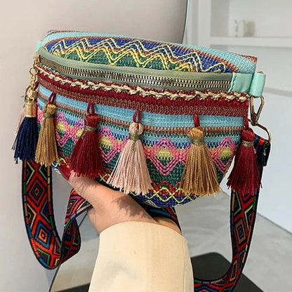 Boho - Chic Tassel Fanny Pack - MyLittleRave.com