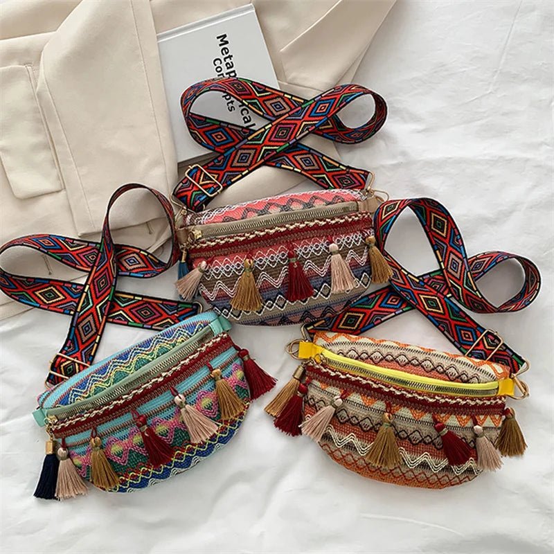 Boho - Chic Tassel Fanny Pack - MyLittleRave.com