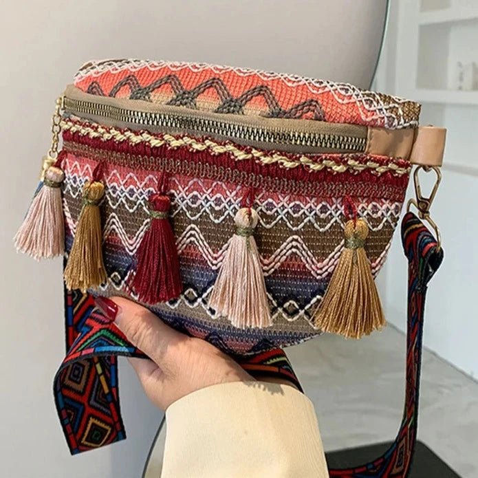 Boho - Chic Tassel Fanny Pack - MyLittleRave.com