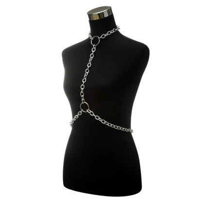 Chic Asymmetrical Chain Harness - MyLittleRave.com